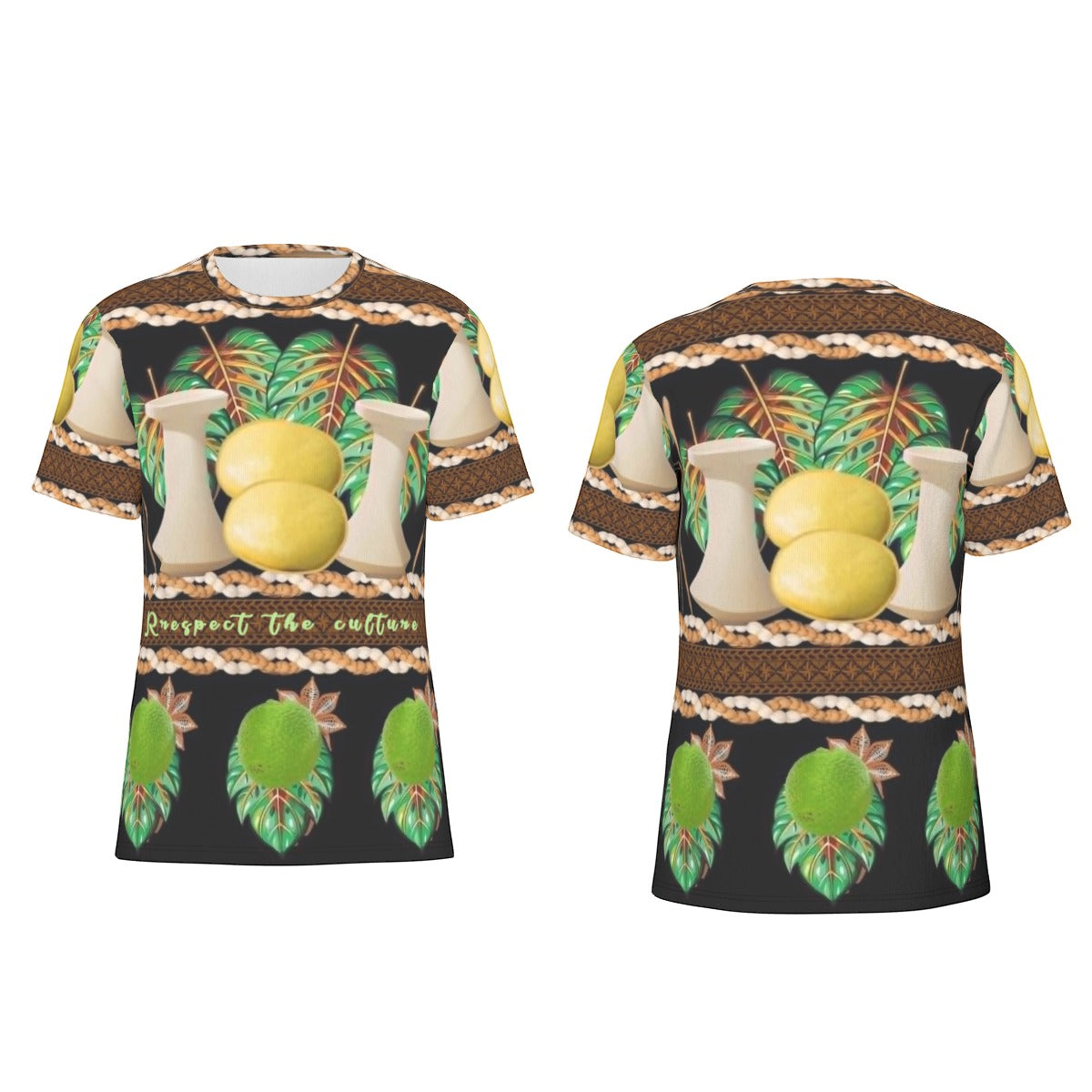 All-Over Print Men's O-Neck T-Shirt | 190GSM Cotton