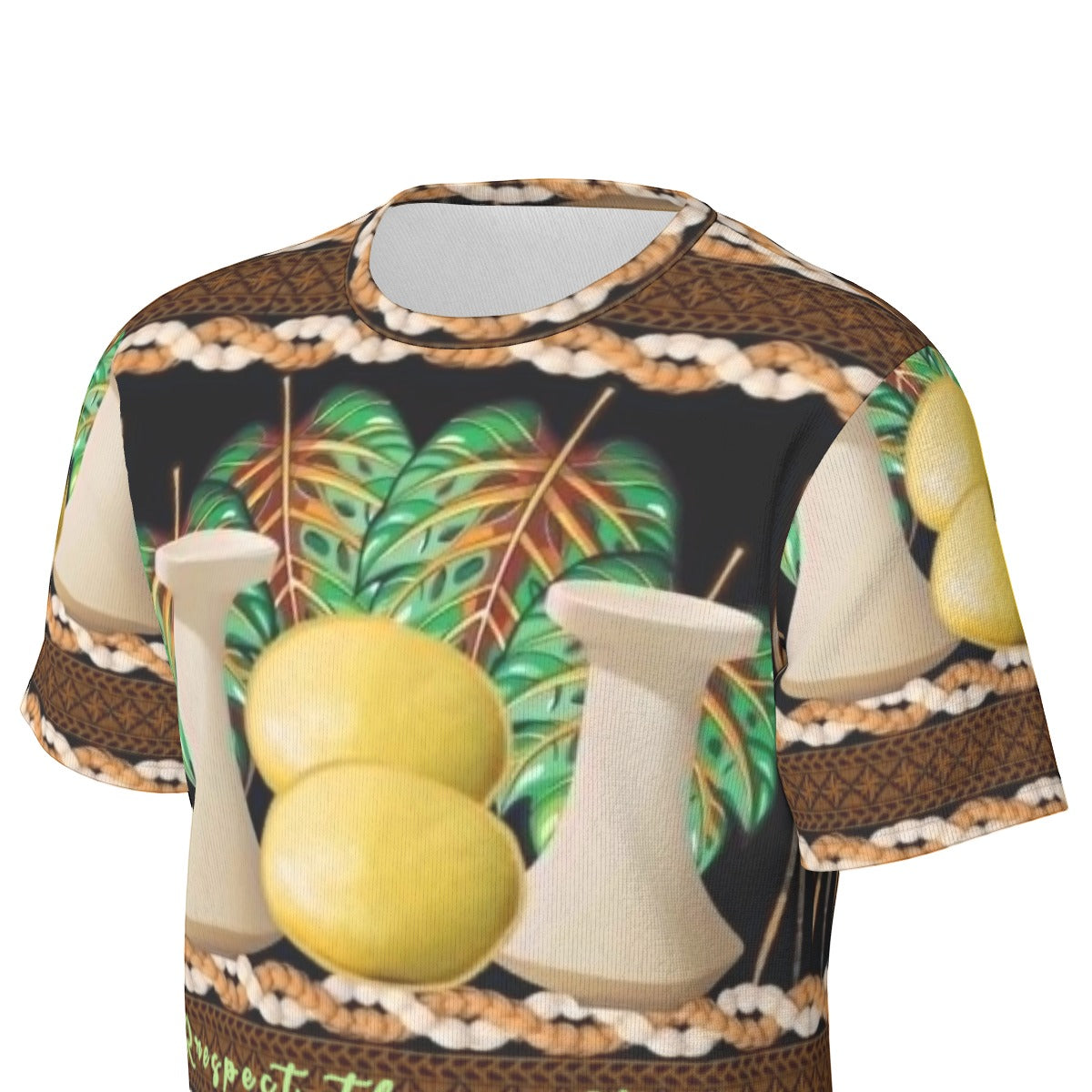 All-Over Print Men's O-Neck T-Shirt | 190GSM Cotton