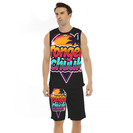 All-Over Print Men's Basketball Suit