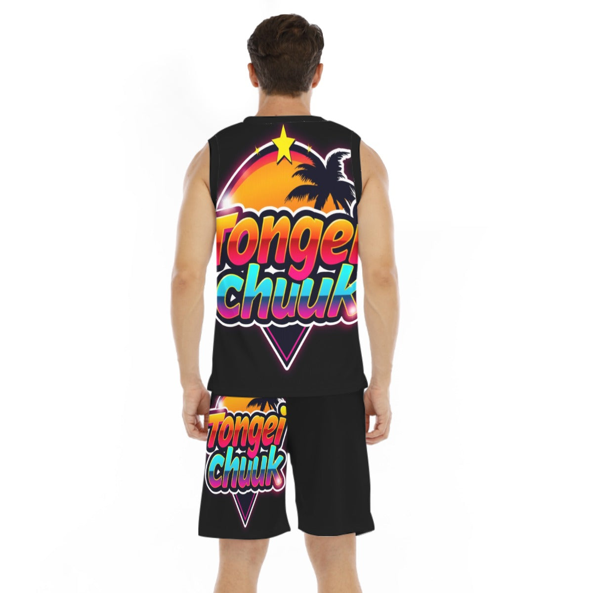 All-Over Print Men's Basketball Suit