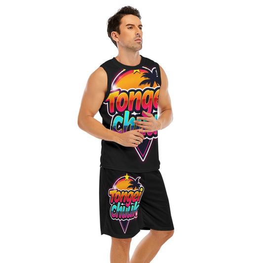 All-Over Print Men's Basketball Suit